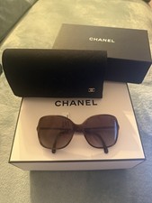 CHANEL 5210-Q Women s Brown Square Gradient Sunglasses Plastic 57-17 135 UVA/UVB