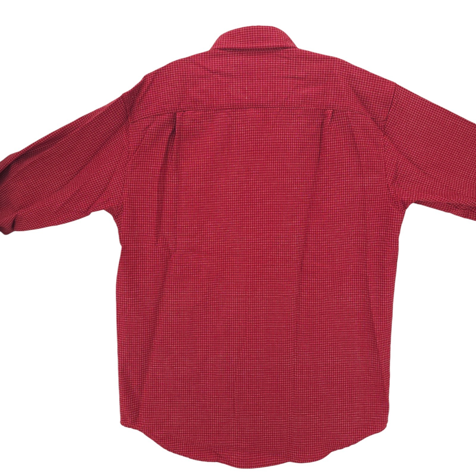 PENDLETON Sir Pendleton Red Check 100% Wool Long … - image 5