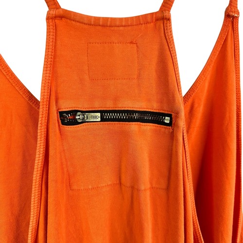 Free People FP Movement Women's Hot Shot Jumpsuit Romper Orange Size medium - Picture 4 of 10