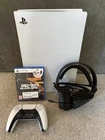 Sony PlayStation 5 Disc Edition White Console 825GB Bundle, Black Ops 6, Headset