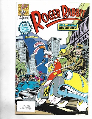む*む様 Roger Rabbit 1 Disney Comics アメコミ Roger Rabbit #1, 1990, 9.8, NEAR MINT/MINT, Fabulous 1st Disney