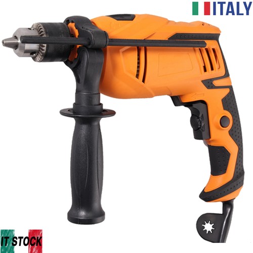 Trapano a Percussione 710W velocità Regolabile 0-2800giri/min Mandrino 13mm