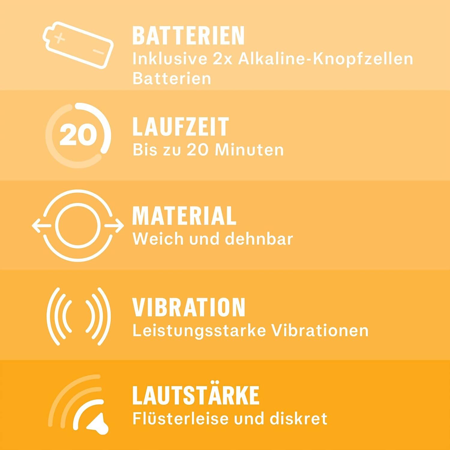 Durex Stimulationsring Set Vibrationsring für Intimbereich Sie und Ihn 2 Stück