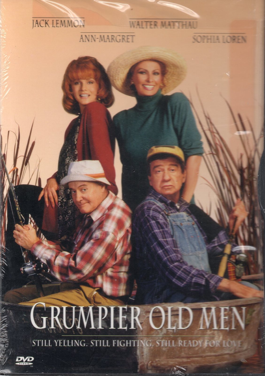 GRUMPIER OLD MEN (dvd) *NEW* full screen, still after Catfish Hunter