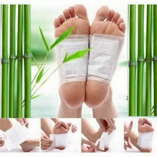 100pcs Detox Foot Patches Pads Body Toxins Feet Deep Cleansing Natural Herbal