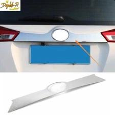 Car Chrome Rear Trunk Lid Trim molding Cover Garnish For Toyota RAV4 2013-2015