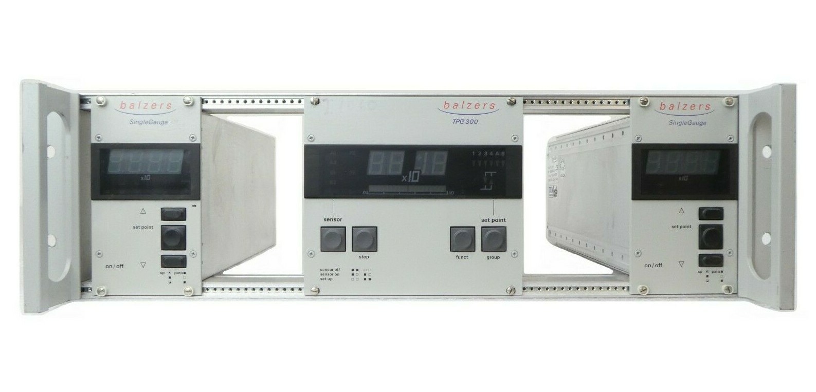 Balzers TPG Vacuum Controller Rack TPG 300 TPG 251 TEL Tokyo Electron Working