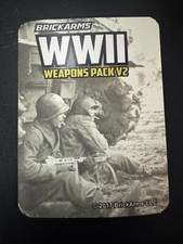 Brickarms WWII Weapons Pack V2- for Minifigures -NEW