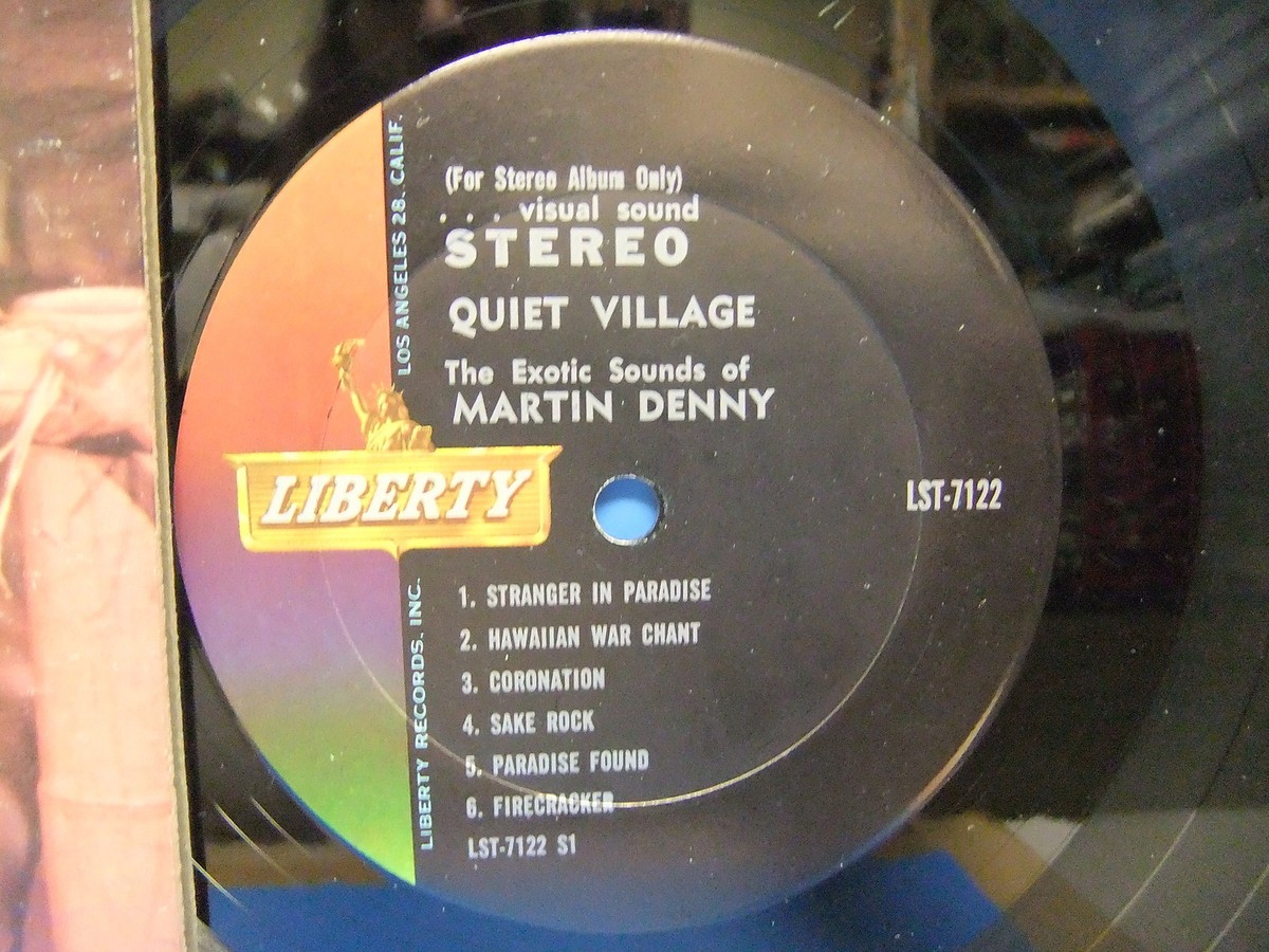 Martin Denny Quiet Village 1959 Stereo LP Exotica Cheesecake