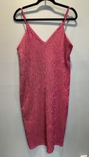 Zara Women’s Spaghetti Strap Dress, Coral, Size Medium