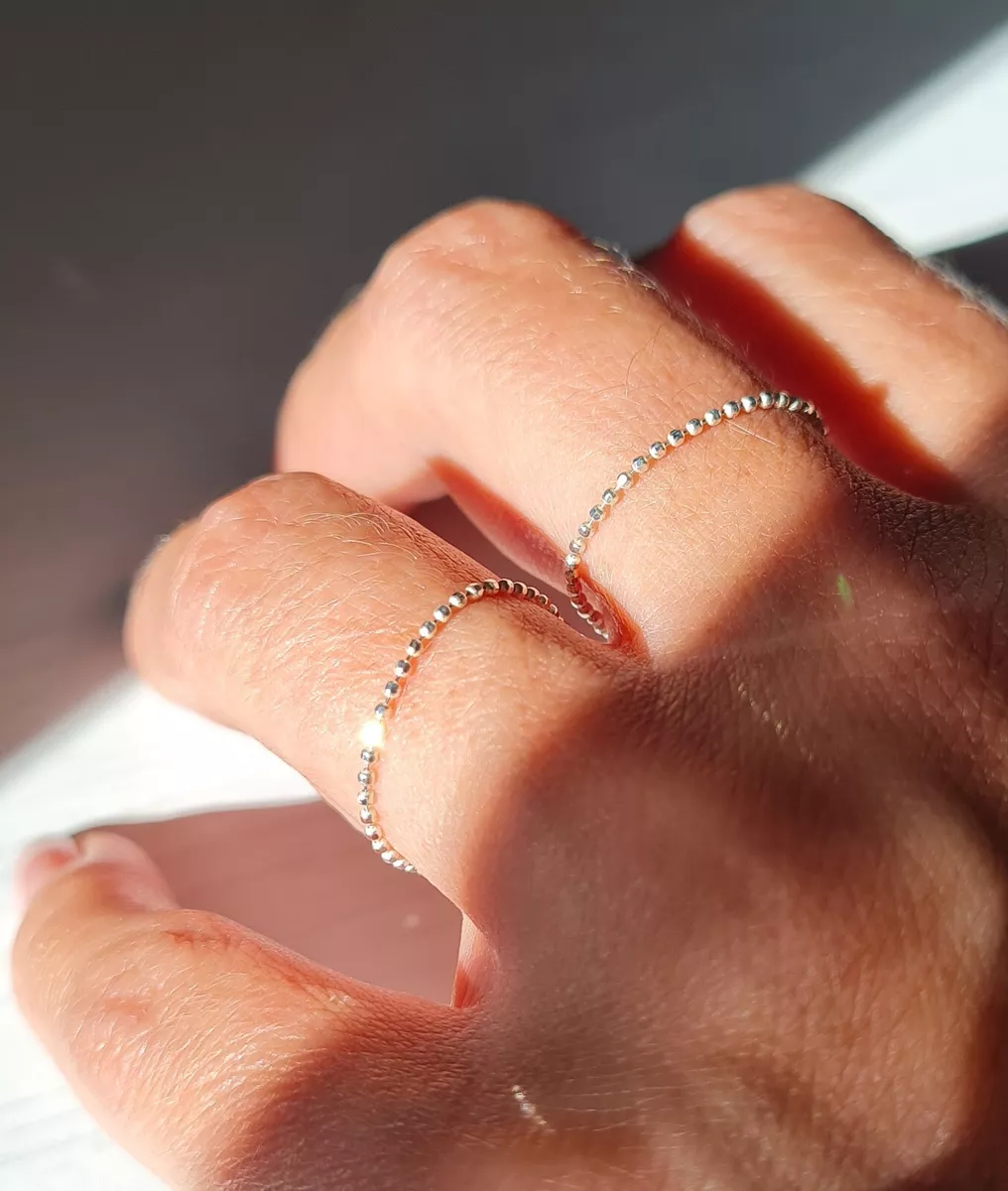 Dainty sterling store silver rings