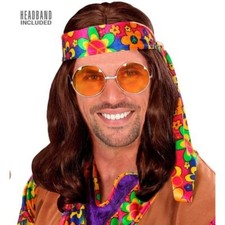 Mens 1970s Hippie Dude Wig