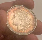 1885-O Morgan Silver Dollar UNC-BU Toned-Toning Coin