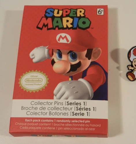 Nintendo Super Mario Series 1 Collector Pins - Peach NEW - Picture 3 of 4