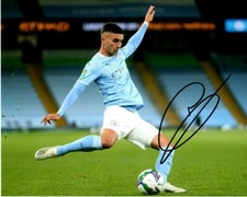 Manchester City Ferran Torres Autographed Signed 8x10 EPL Photo COA #3