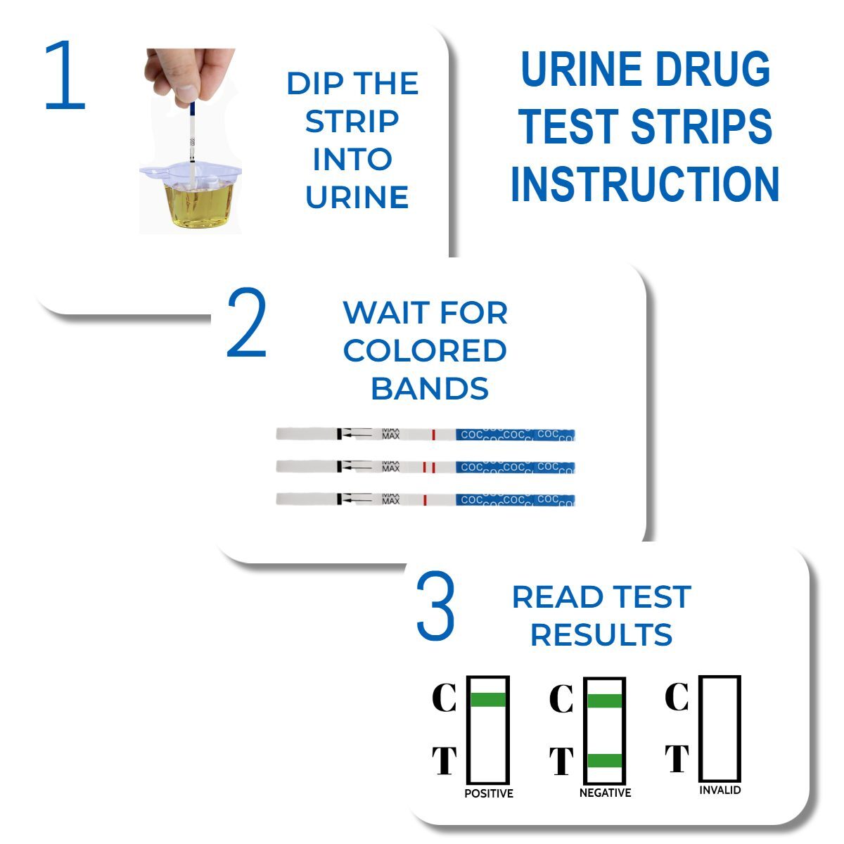 Amphetamine Drug Test Strips (PK/10) Same Day Shipping Mon-Fri - Ovus Medical.