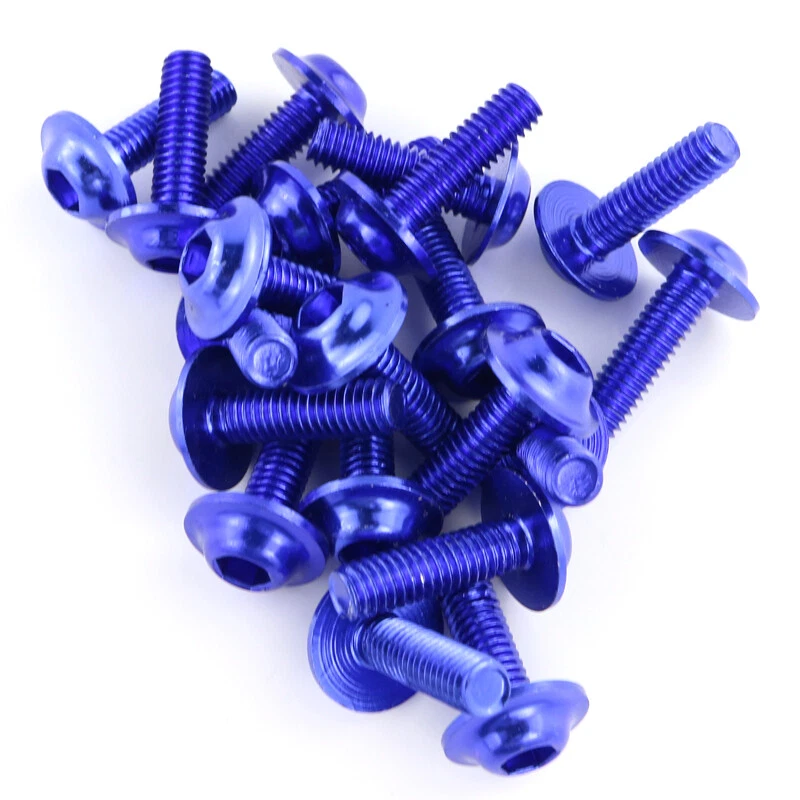 Fit For Honda CRF250L/Rally CRF300L/Rally Aluminum Fairing Bolt Screw Kit Blue - Image 4 of 4