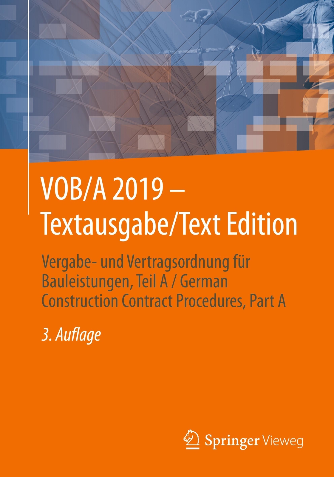 Thumbnail - Vob/a 2019 - Textausgabe/text Edition | Springer Fachmedien Wiesbaden