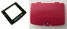 Berry Red Battery Cover Game Boy Color GBC Replacement Door  Screen Lens