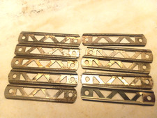 Gilbert Erector Part A: 2 1/2" Nickel Plated Straight Girders:10 B