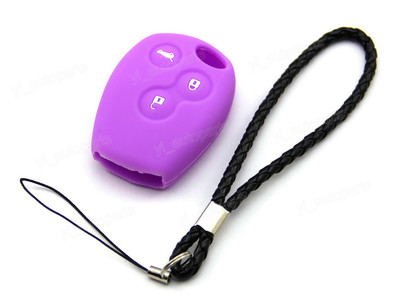 Purple Silicone Case Cover Fit For Renault Megane Kangoo Espace Remote Key RE3BP