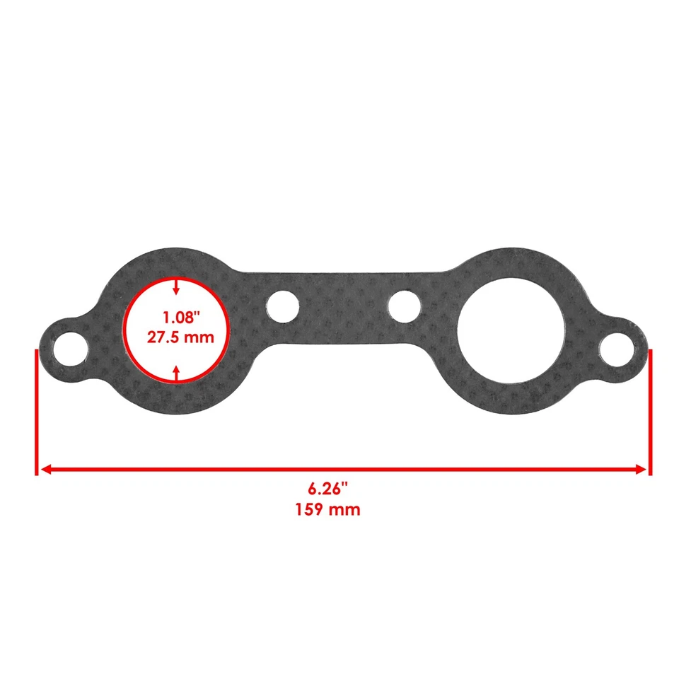 Выпускной коллектор Caltric с прокладкой для Polaris Sportsman 700 EFI 2006-2007 - Изображение 4 из 4