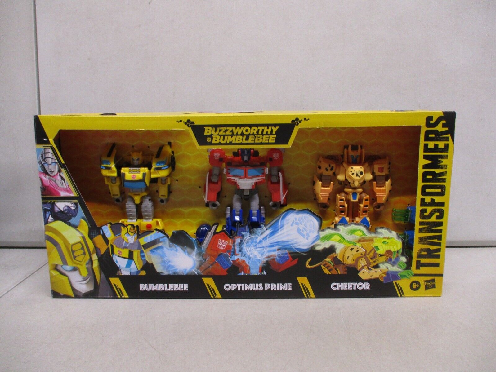 2022 Transformers Buzzworthy Bumblebee with Optimus Prime and Cheetor lot 1