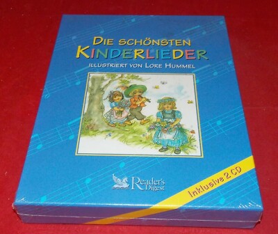 Die schönsten Kinderlieder ill. Lore Hummel incl. 2 CD's - Reader's Digest 