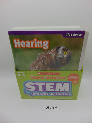 Scholastic SuperScience STEM Instant Activities, Grades 4-6 30 Activities New