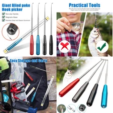 US 4 Pack Fishing Hook Quick Removal Release Extractor Remover Detacher Tool