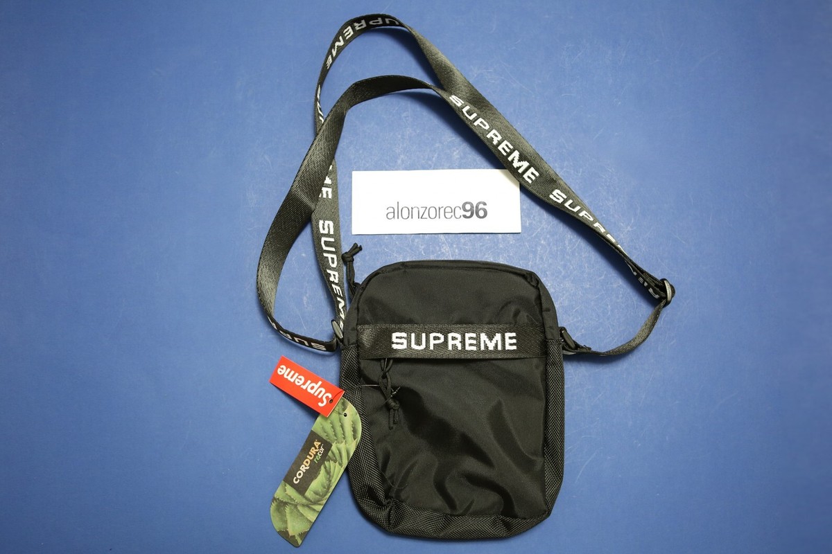 Supreme Black Shoulder Bag FW22 UVXY | eBay Supreme Black Shoulder Bag FW22 UVXY | eBay