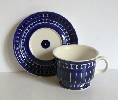 ARABIA VALENCIA 1 KAFFEEGEDECK KAFFEETASSE ULLA PROCOPE FINLAND (1/6)