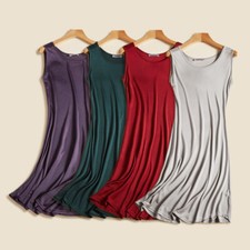 100 Silk Sleeveless Dress Mulberry Silk Sleeveless Bottoming Vest Dress L-xxxl