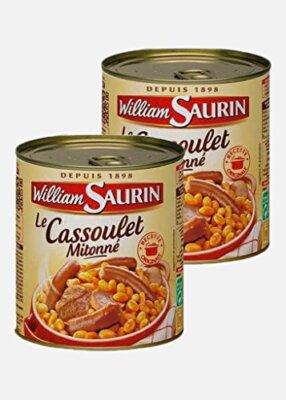 2 x Cassoulet W.S. 840g Französischer Bohneneintopf Dosenmehl