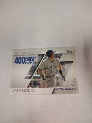 2017 Topps - Major League Milestones #MLM-18 Mark Teixeira (PWE)
