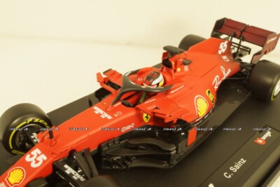 Ferrari SF21 #55 Formula 1 2021, Carlos Sainz jr, Burago 1:18 | eBay