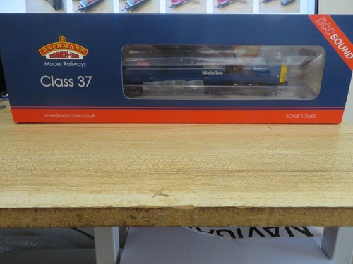 bachmann 32-775tlds class 37 no 37055 rail celebrity mainline blue sound fitted - Picture 9 of 10