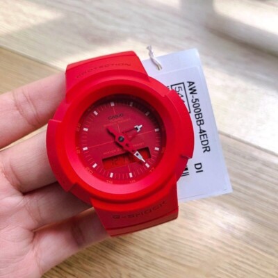 Casio G-Shock AW-500BB-4E Red Analog Digital Quartz Unisex Fashion