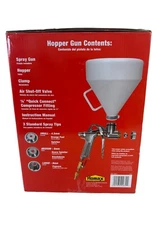 HOMAX Pro Texture Gun and Hopper for Spray Texture Repair W/ Air Shut Off Valve