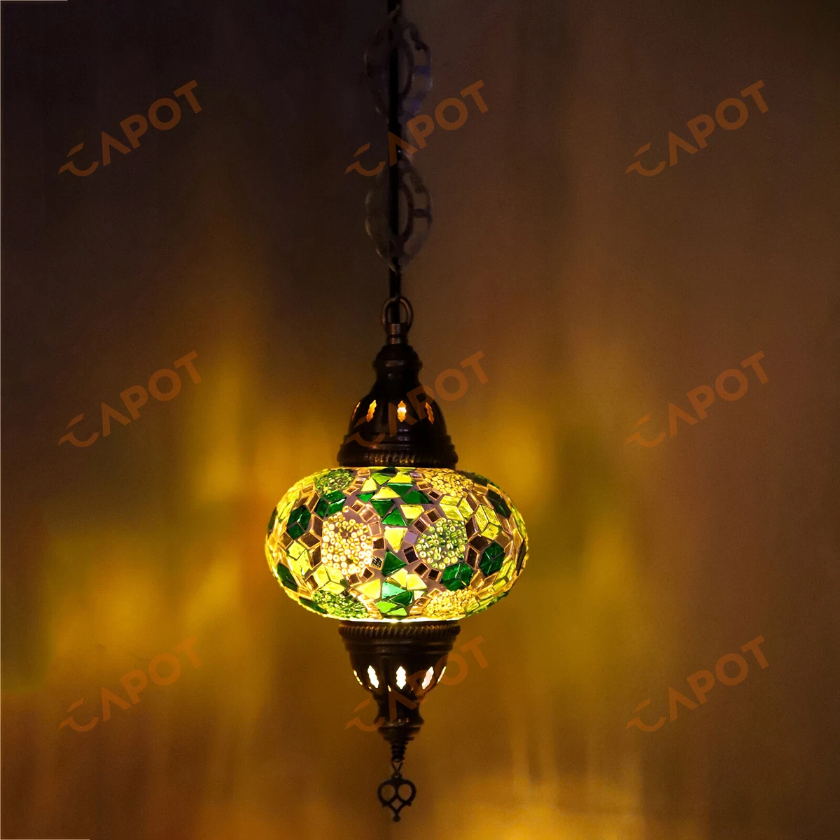 Turkish mosaic 2024 hanging lanterns