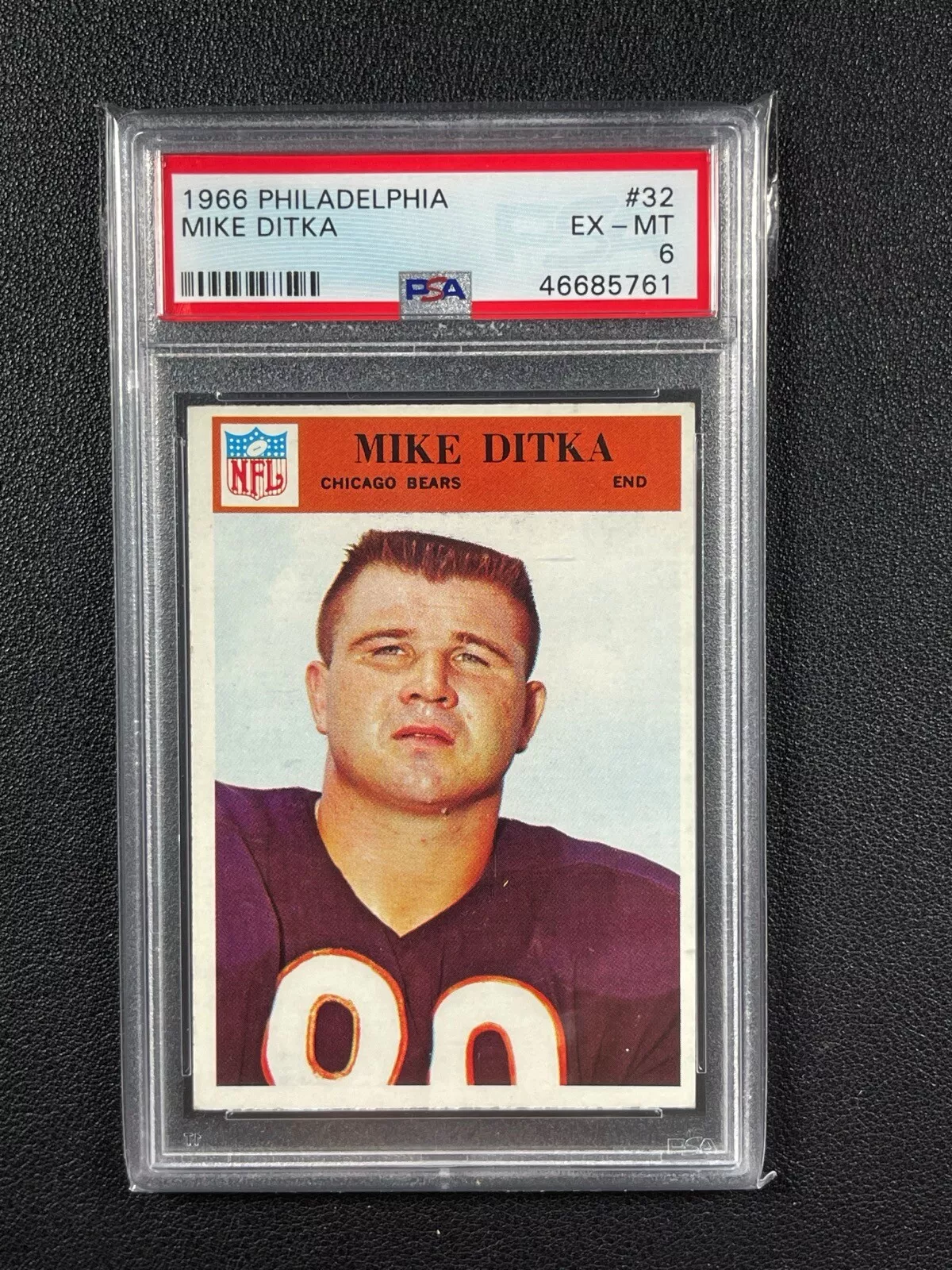Mike Ditka trading card