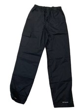 Columbia Boys Size Large Rain And Wind Pant Black Cargo Pocket