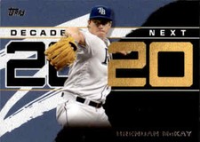 2020 Topps Series 1 BRENDAN MCKAY Decades' Next BLUE Parallel Rays #DN-26