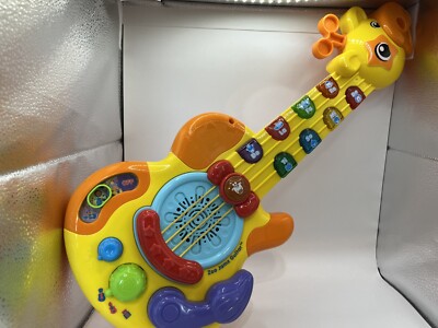 VTech Zoo Jamz Guitar Light Up 20'' Musical Toddler Instrument Colorful Toy
