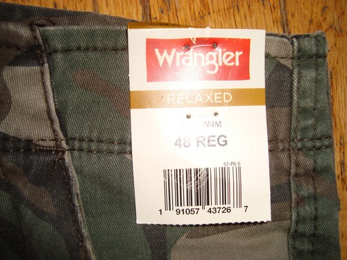 WRANGLER CAMOUFLAGE TECK POCKET RELAXED CARGO SHORTS MEN'S SIZE 48 REGULAR BNWT! - Picture 4 of 14