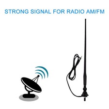 Car Auto Stereo Fm Am Radio Amplified Signal Antenna 16 Universal Roof Fender