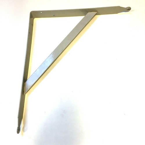 PAIR OF STRONG STAY SHELF BRACKETS GREY No.422 eBay