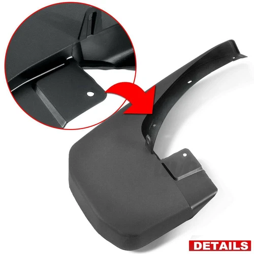 4 piezas guardabarros delanteros traseros contra salpicaduras para camioneta Nissan Frontier 2005-2015 - Imagen 3 de 9