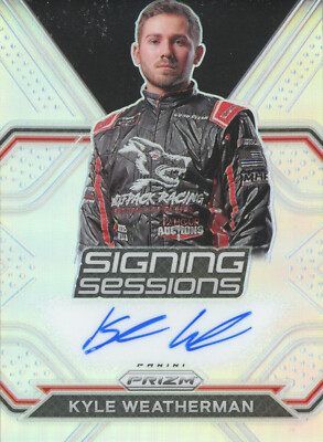 PANINI 2021 PRIZM KYLE WEATHERMAN #S-KW SIGNING SESSIONS AUTOGRAMMKARTE