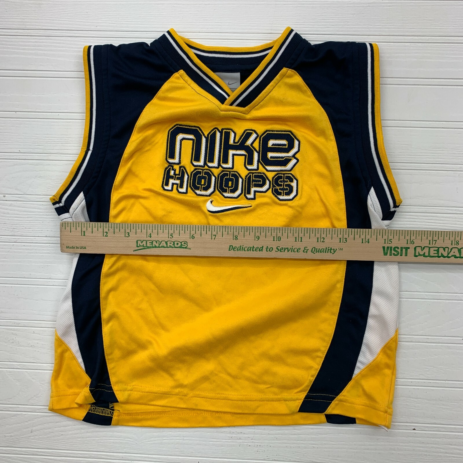Nike Polyester Nike Hoops Little Swoosh Basketball Yellow Jersey Youth Size  7 | eBay